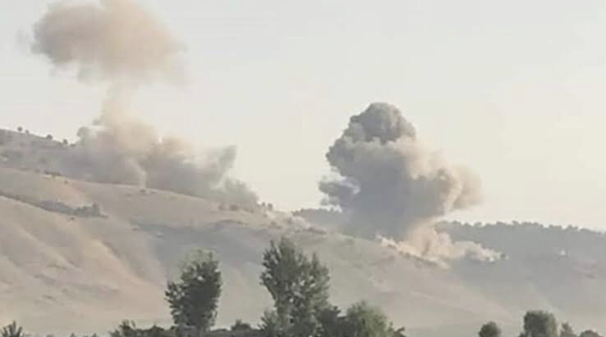 Süleymaniye’de SIHA saldirisi!