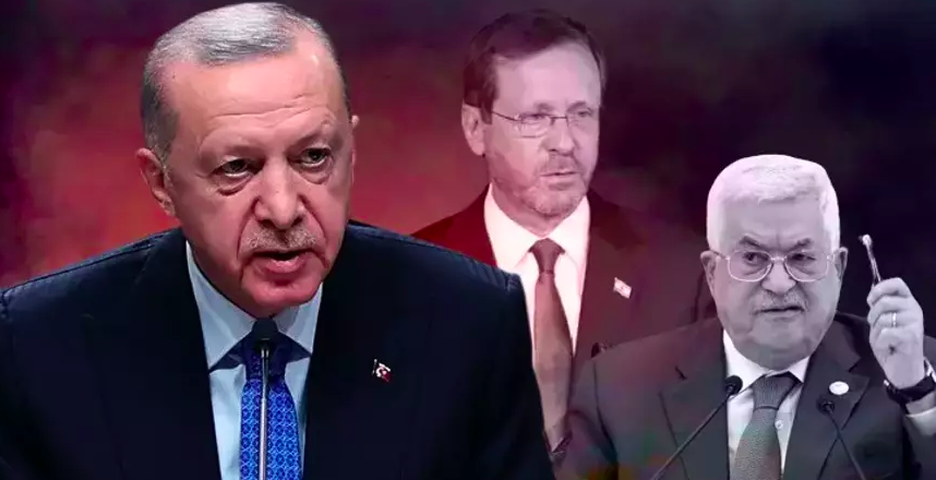 Erdogan, Israil ve Filistin liderleri arasinda kritik görüsme