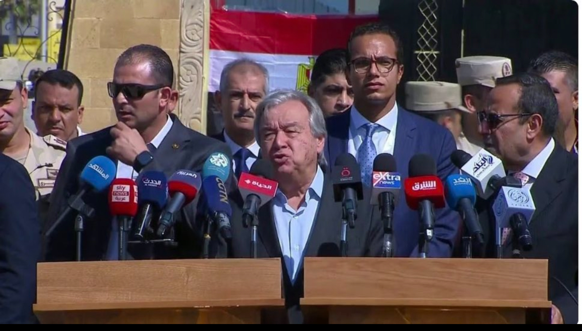 Guterres, Israil-Gazze savasina dair açiklamalarda bulundu