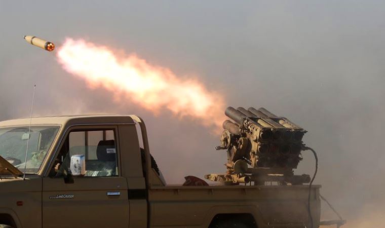 Bagdat havaalani yakinlarinda ABD üssüne Katyusa füzeleri atildi!