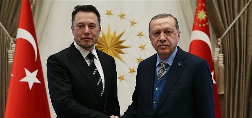 Erdogan ile Elon Musk bir araya geldi