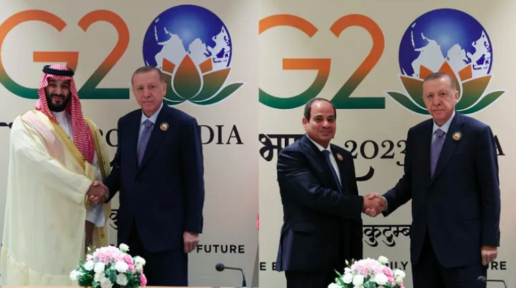 Erdogan, Sisi ve Bin Selman ile görüstü