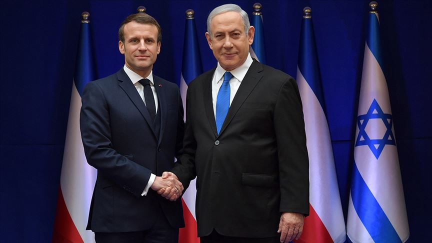 Macron ve Netanyahu'dan ortak açiklama!