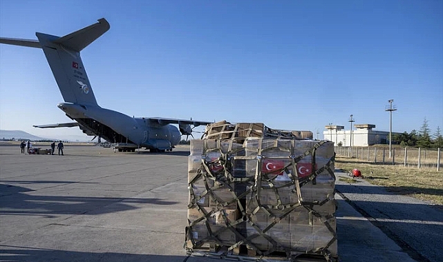 Türkiye'nin yardim uçagi Gazze'ye dogru yola çikti