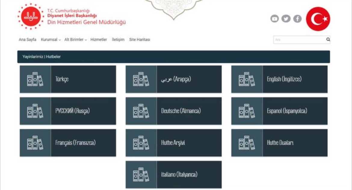 Saglik Bakanligi’nin ardindan simdi de Diyanet! Kürtçe es geçildi!