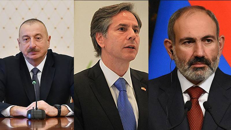 ABD Disisleri Bakani, Aliyev ve Pasinyan’la görüstü