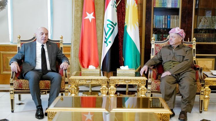 Baskan Barzani, Türkiye'nin Bagdat Büyükelçisini kabul etti