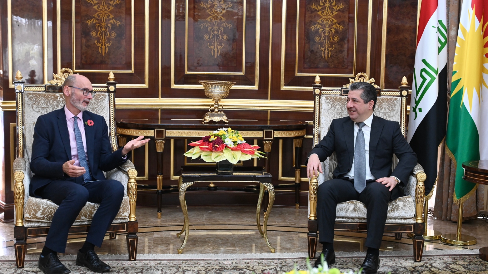 Basbakan, Ingiltere’nin Irak Büyükelçisi ile bir araya geldi