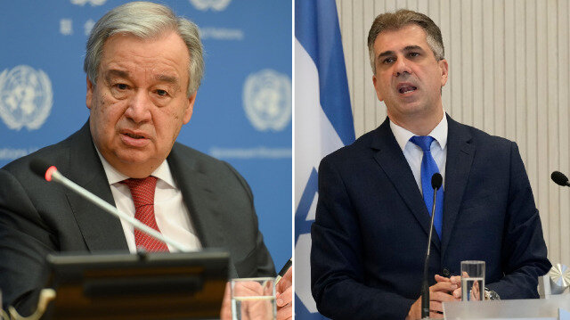 Israil Disisleri Bakani’ndan Guterres’e: Yaziklar olsun sana!