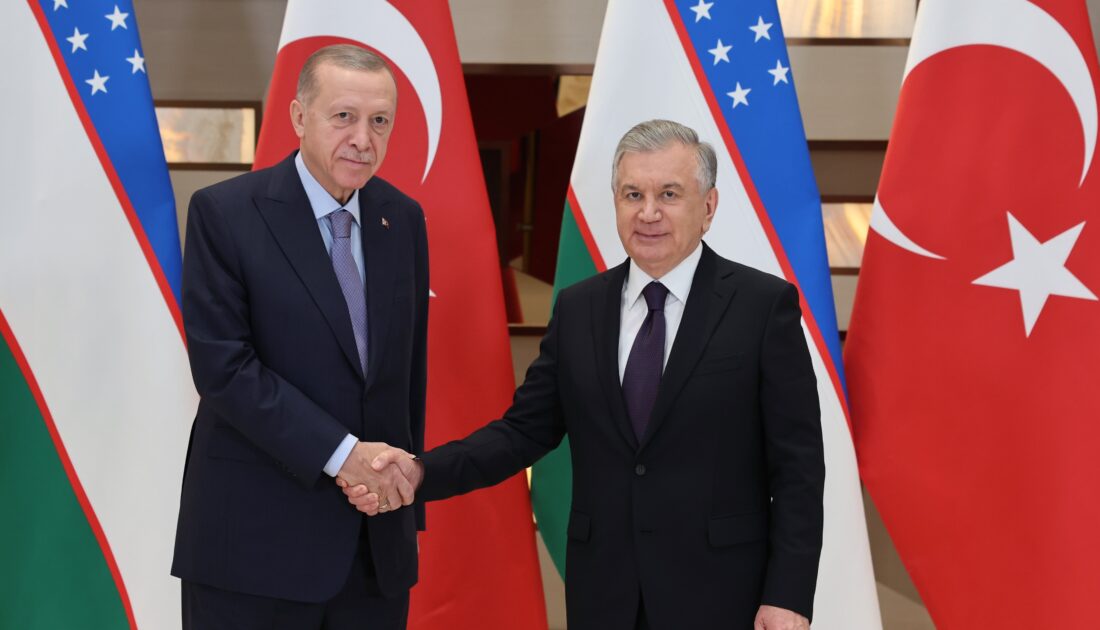Erdogan ve Mirziyoyev Israil-Gazze savasini görüstü