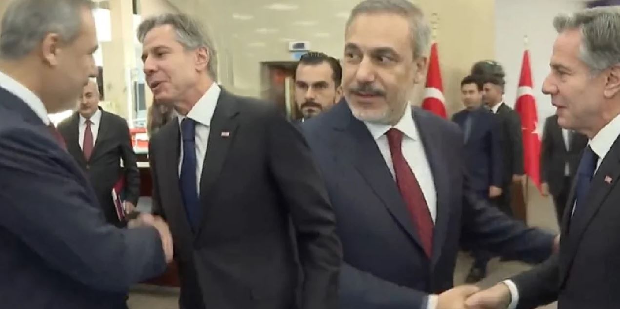 Hakan Fidan Brüksel’de  Blinken ile bir araya geldi