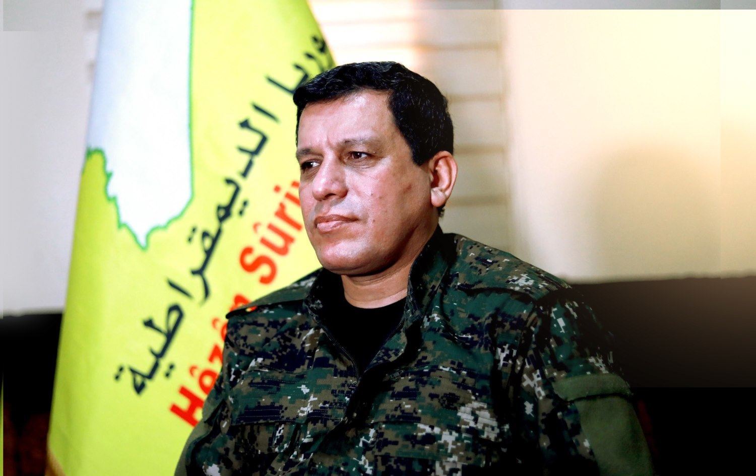 Mazlum Abdi, Ayan Konseyi heyetiyle bir araya geldi