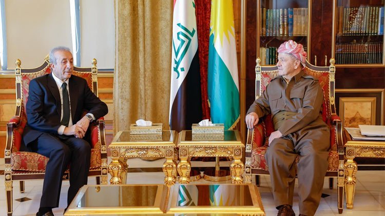 Baskan Mesud Barzani, Erbil'de Mehdi Eker’i kabul etti