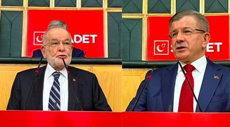 Bitmez'in vefatinin ardindan Saadet Partisi Meclis grubu düstü