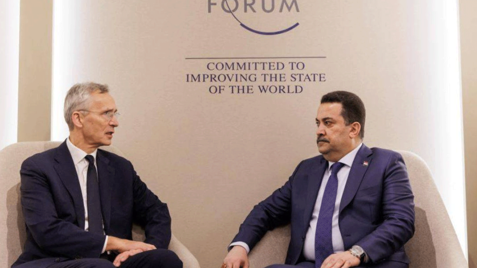 Irak Basbakani ile NATO Genel Sekreteri görüstü