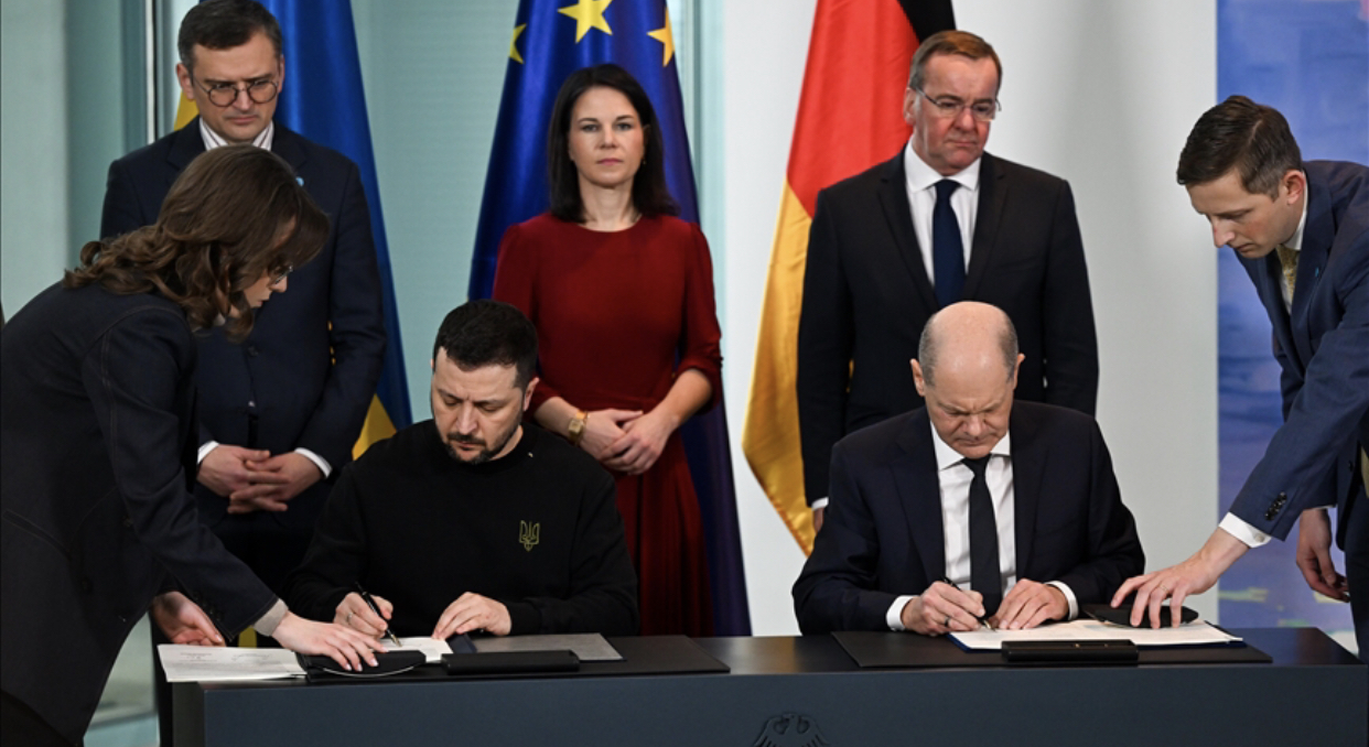 Almanya ve Ukrayna güvenlik anlaşması imzaladı!