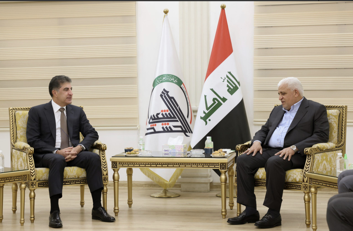 Neçirvan Barzani ile Hasdi Sabi lideri bir araya geldi