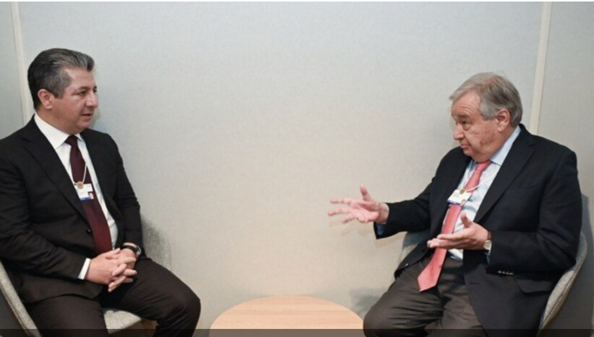 Basbakan, BM Genel Sekreteri ile bir araya geldi