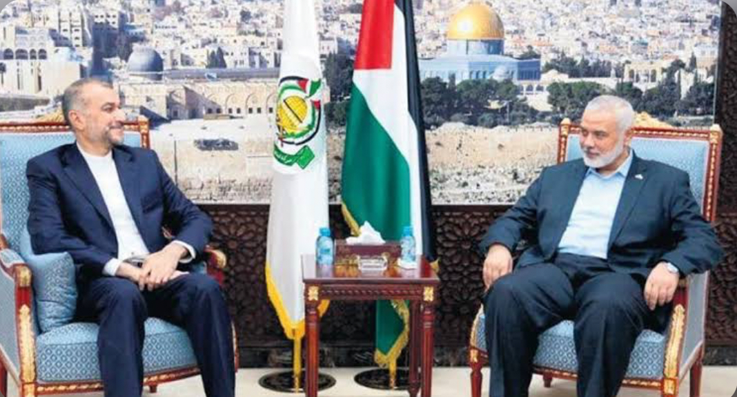 Wezîrê Derve yê Îranê bi Serokê Hamasê re hevdîtin kir