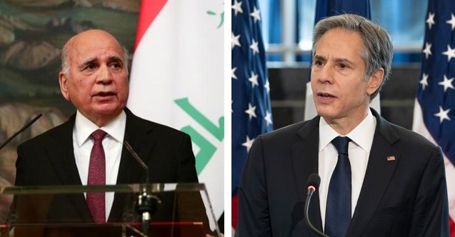 Irak Disisleri Bakani ile ABD Disisleri Bakani görüstü