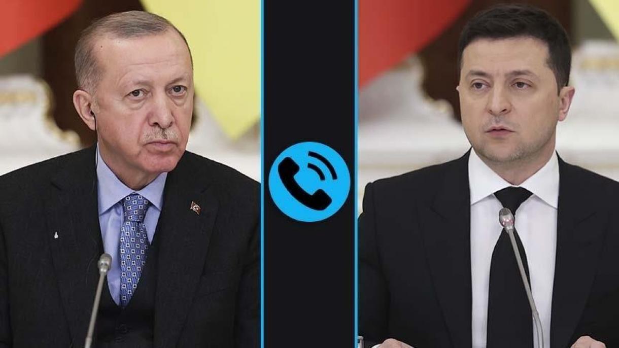 Erdogan, Zelenskiy ile telefonda görüstü