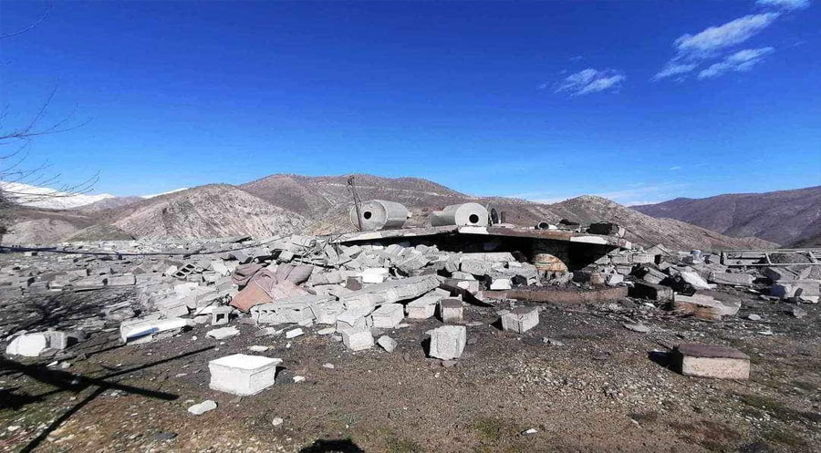 Süleymaniye'de bir ev savas uçagi tarafindan hedef alindi!
