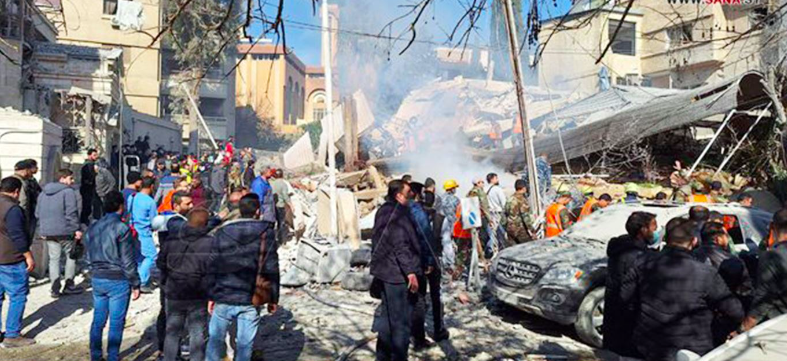 Israil'den Sam'a hava saldirisi: Büyük bir patlama yasandi!