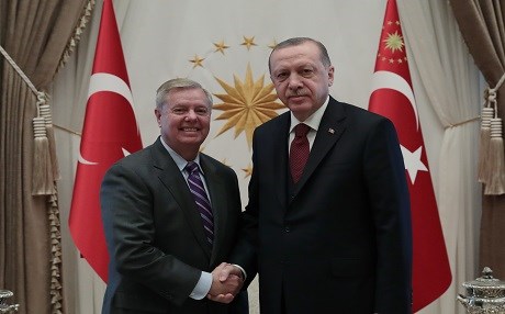 Graham, Erdogan’la görüstü: Gündem Suriye-Rojava