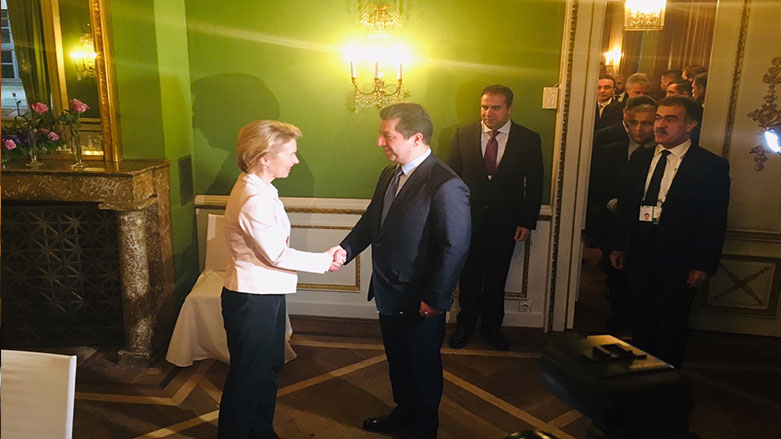 Von der Leyen ve Mesrur Barzani tekrar bir araya geldi