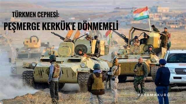 Kerkük'te Pesmerge istemeyen Türkmen Cephesine, ABD’li yetkiliden cevap