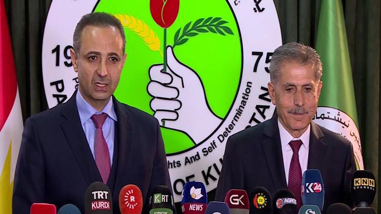 KDP ve KYB’den yeni hükümete iliskin ortak açiklama