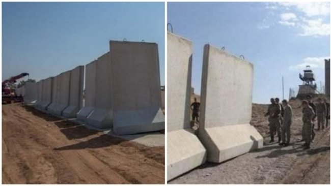 Türkiye, Efrin’i Rojava’dan ayirmak için duvar insa ediyor