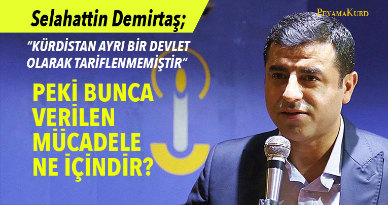 Bagimsizlik mücadelesinden, cografi terime düsürülen Kürdistan!