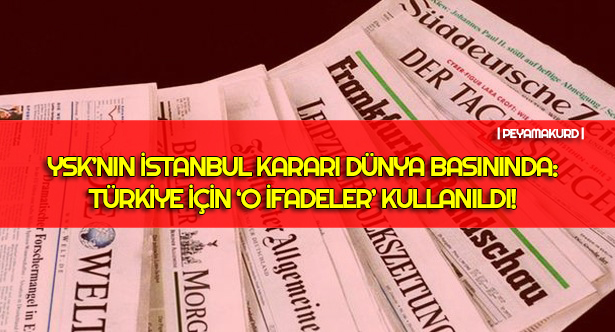 "Türkiye demokrasinin önemli prensiplerine veda ediyor"