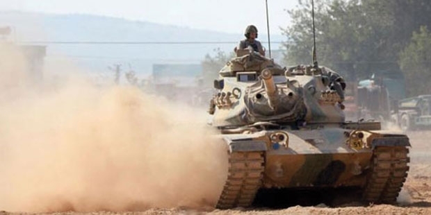 Azez'de TSK'ya saldiri