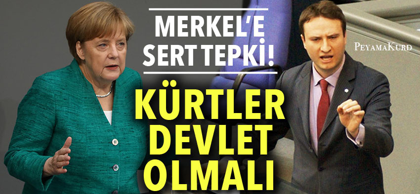 “Kürtlerin devlet olmasina karsiyim” diyen Merkel’e sert tepki!