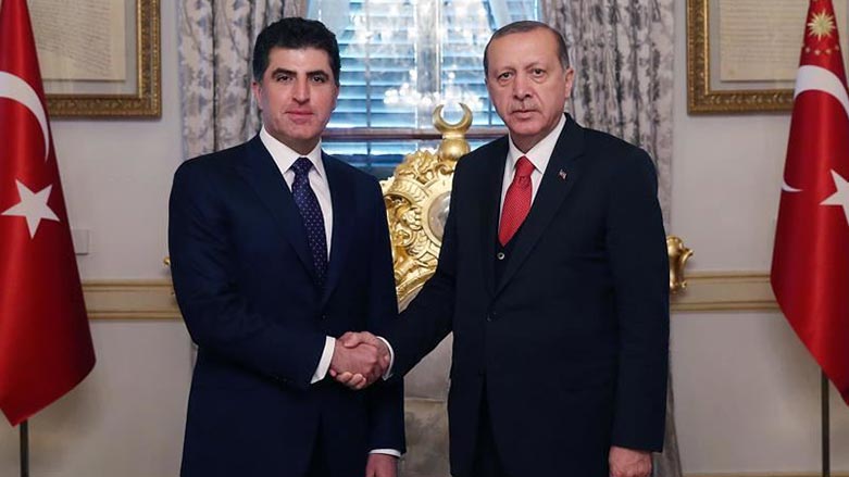 Baskan Neçirvan Barzani ile Erdogan'dan kritik görüsme