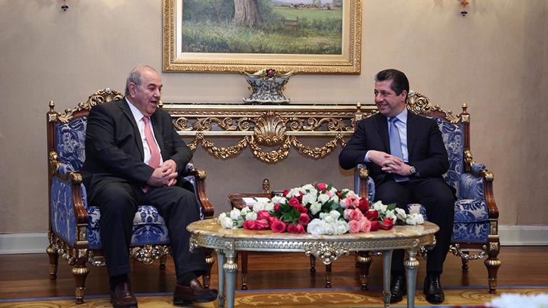 Mesrur Barzani, Iyad Allavi ile Erbil-Bagdat’i ele aldi