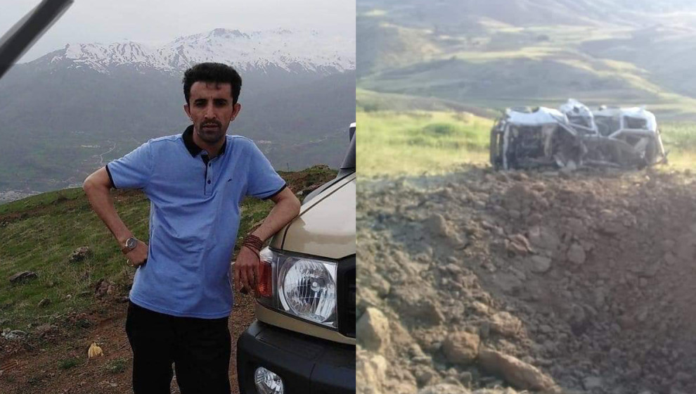 Türk savas uçaklarinin bombardimaninda bir sivil hayatini kaybetti