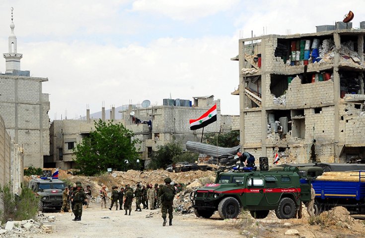 ISID, Suriye ve Filistin askerlerini pusuya düsürdü