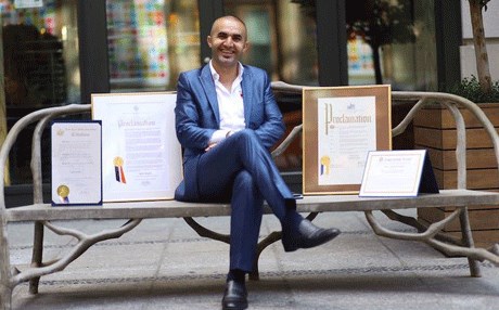 Diyarbakirli Kürt, ABD’de ‘Yilin en basarili kisisi’ ödülünü aldi