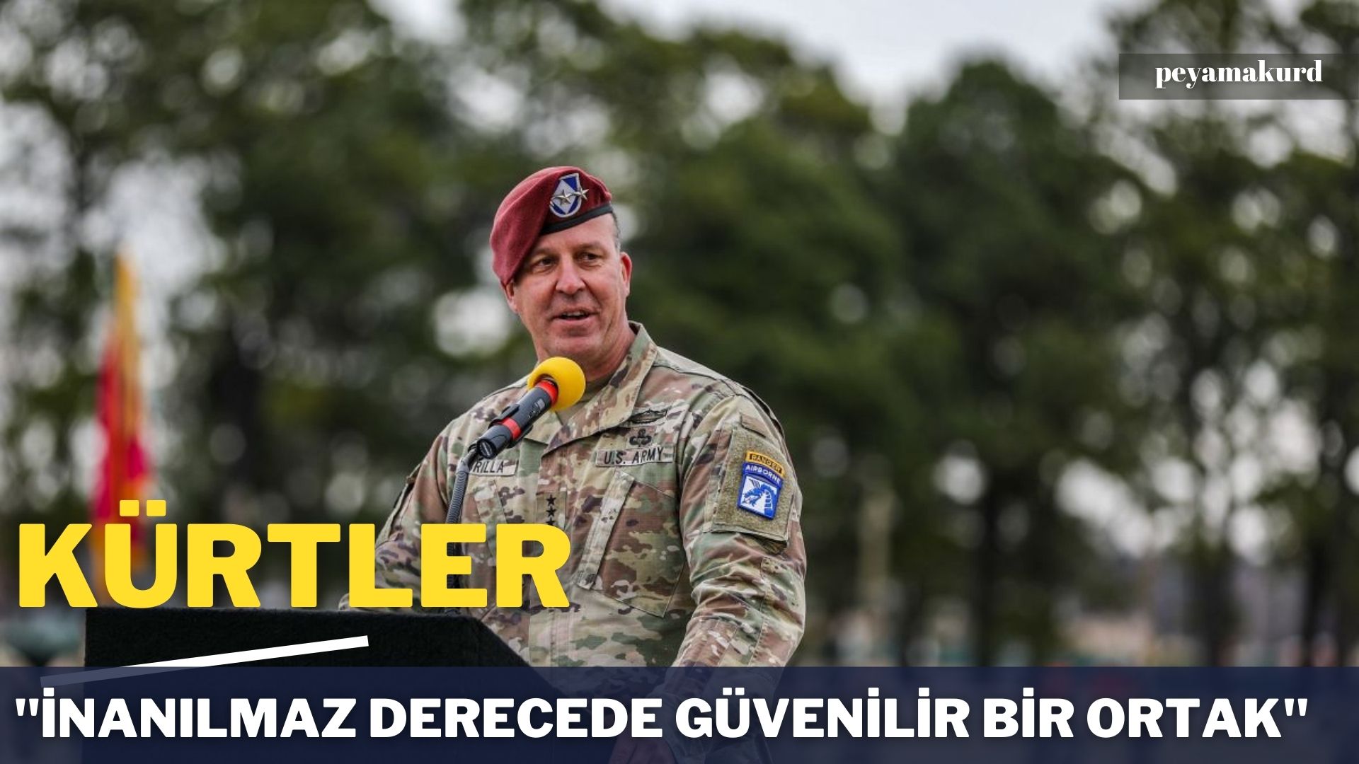 CENTCOM'un yeni komutani: Kürtler yetenekli, ABD yardima devam etmeli