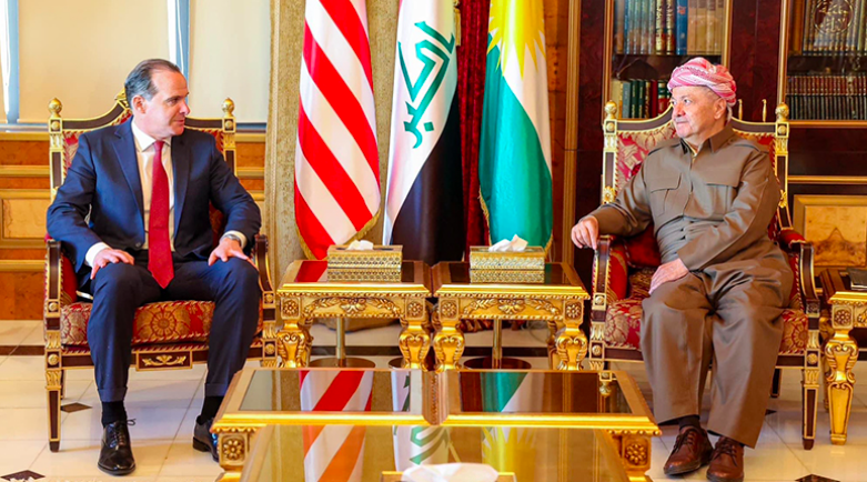 Baskan Barzani ve Brett McGurk, Erbil’de bir araya geldi