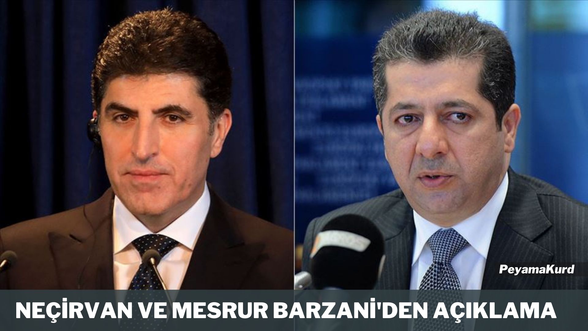 Neçirvan ve Mesrur Barzani'den Ramazan Bayrami mesaji!