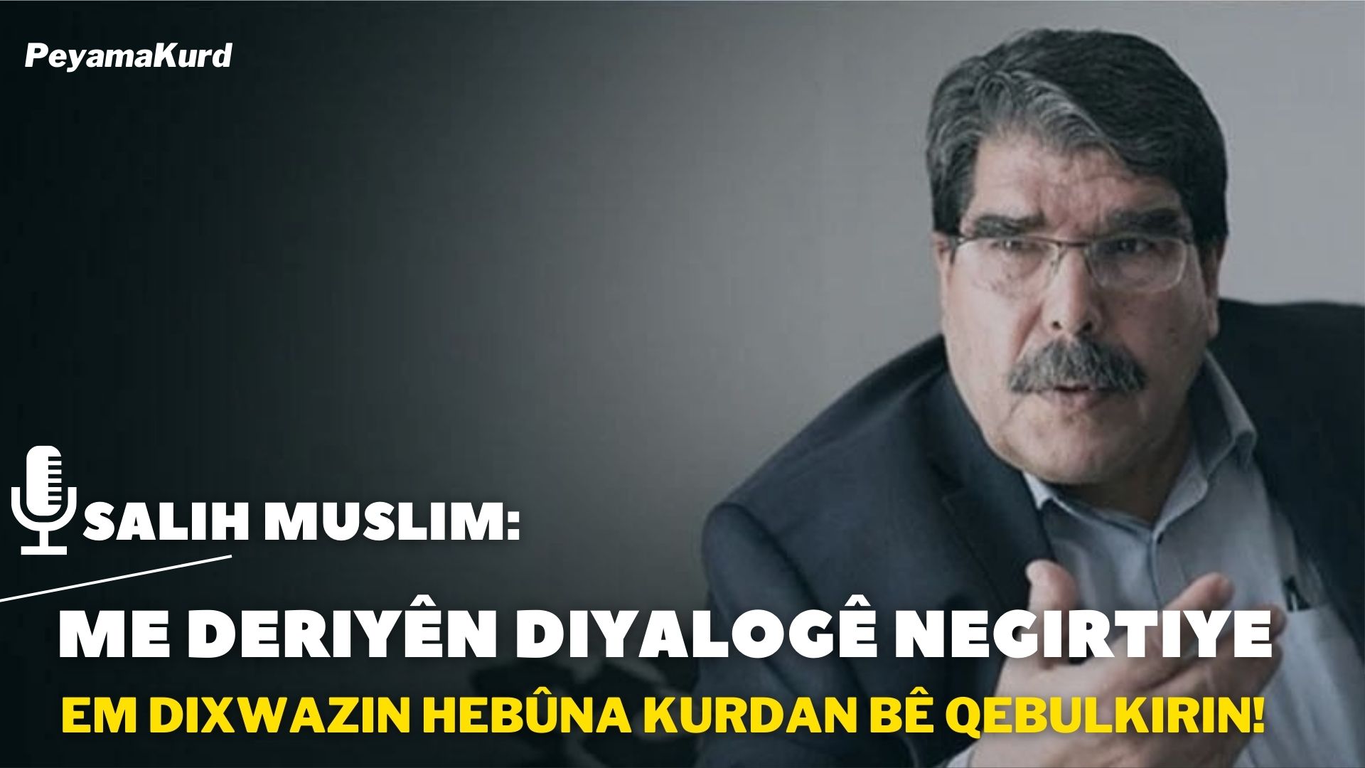 HEVPEYVÎN | Muslim: Em dixwazin li ser erda xwe azadiya xwe bi dest bînin