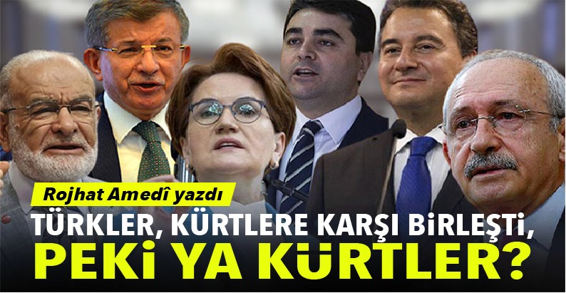 Kürtleri açikça yok sayan 'Birlesik Türk Muhalefeti Hareketi' dün beyan edildi!