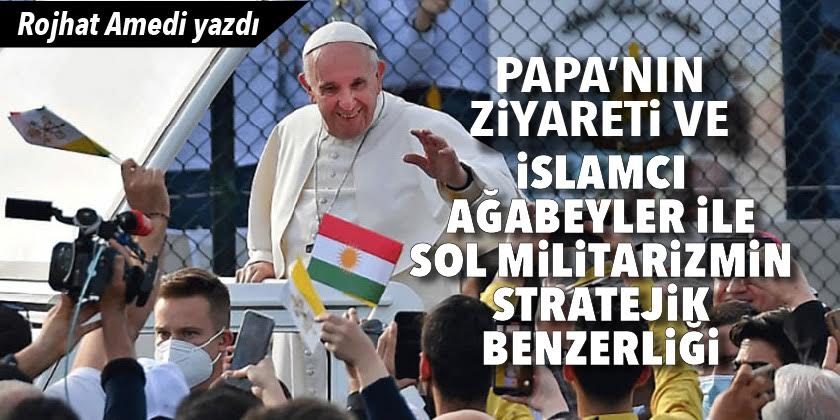Her sey ortada Papa, “Kürdistan’i unutmadim” dedi