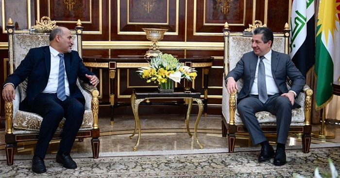 سەرۆکی حکوومەتی هەرێمی کوردستان پێشوازی لە سەرۆکی ڕەوتی غەدی سووریا کرد