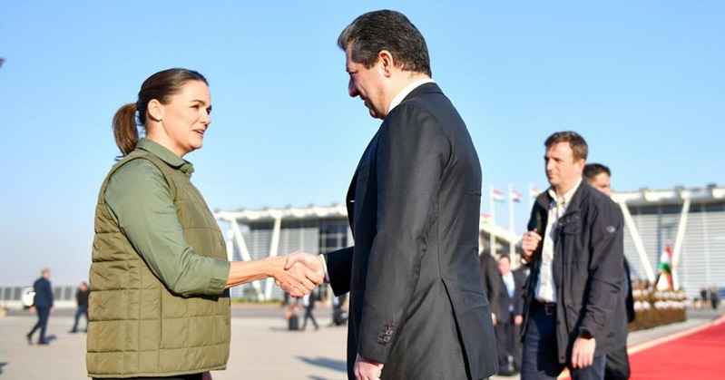 سەرۆکی ھەنگاریا ھەرێمی کوردستانی بەجێھێشت و گەڕایەوە ووڵاتەکەی