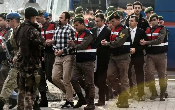 لەماوەی چوار ڕۆژدا چوار هەزار و ٩٥١ کەس لە تورکیا دەستگیر کراون